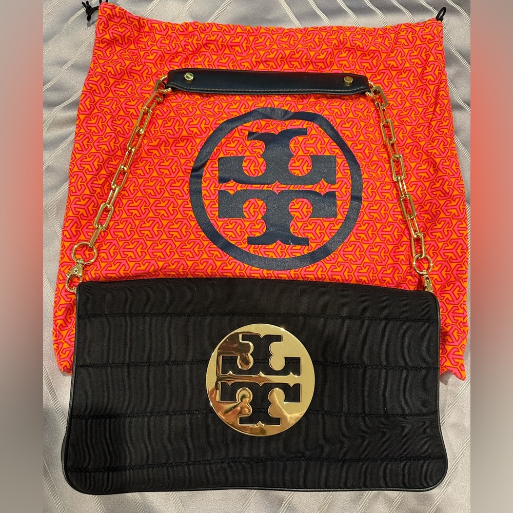 Tory Burch Fabric Clutch / Shoulder Bag